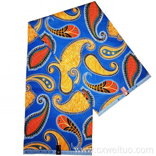 African traditional batik fabric